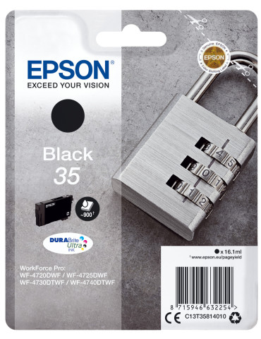 Epson Padlock C13T35814010 ink cartridge 1 pc(s) Original Standard Yield Black