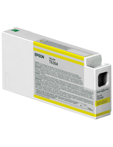 Epson Yksittäispakkaus, keltainen T636400 UltraChrome HDR 700 ml