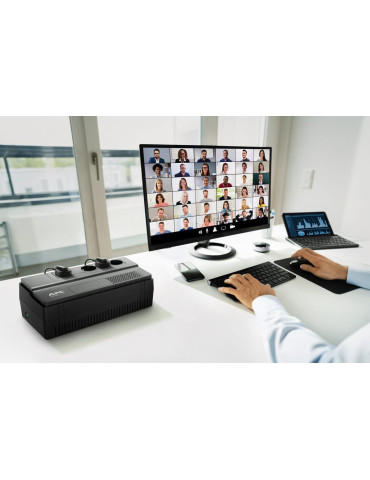 APC BV1000I-GR UPS-virtalähde Linjainteraktiivinen 1 kVA 600 W 4 AC-pistorasia(a)