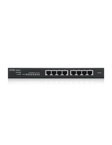 Zyxel GS1915-8 Hallittu L2 Gigabit Ethernet (10 100 1000) musta