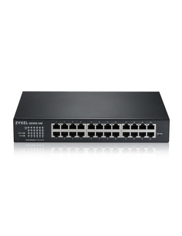 Zyxel GS1915-24E Hallittu L2 Gigabit Ethernet (10 100 1000) 1U musta