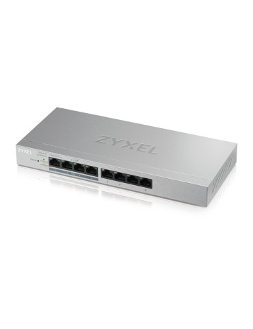 Zyxel GS1200-8HP v2 Hallittu Gigabit Ethernet (10 100 1000) Power over Ethernet -tuki Harmaa