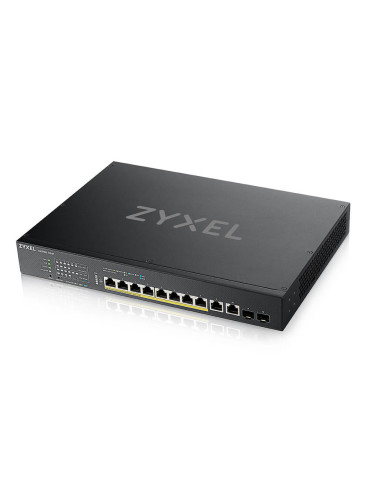 Zyxel XS1930-12HP-ZZ0101F verkkokytkin Hallittu L3 10G Ethernet (100 1000 10000) Power over Ethernet -tuki musta