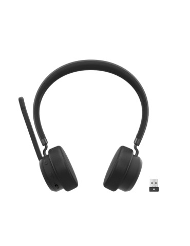 Lenovo Wireless VoIP Headset Trådlös Huvudband Kontor callcenter Bluetooth Svart