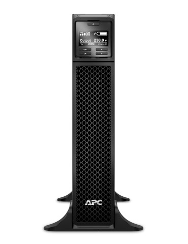 APC SRT1000XLI UPS-virtalähde Taajuuden kaksoismuunnos (verkossa) 1 kVA 1000 W 12 AC-pistorasia(a)