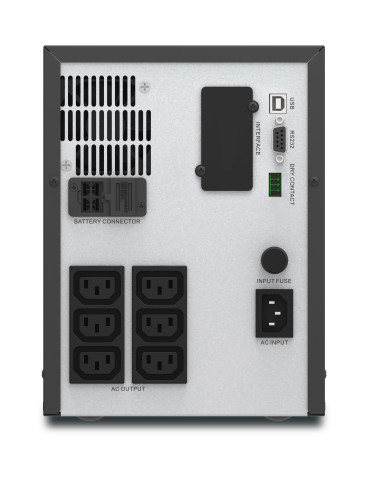 APC Easy UPS SMV UPS-virtalähde Linjainteraktiivinen 2 kVA 1400 W 6 AC-pistorasia(a)