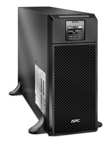 APC Smart-UPS On-Line UPS-virtalähde Taajuuden kaksoismuunnos (verkossa) 6 kVA 6000 W 10 AC-pistorasia(a)