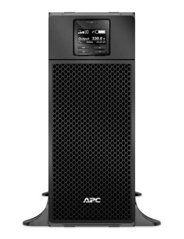 APC Smart-UPS On-Line UPS-virtalähde Taajuuden kaksoismuunnos (verkossa) 6 kVA 6000 W 10 AC-pistorasia(a)