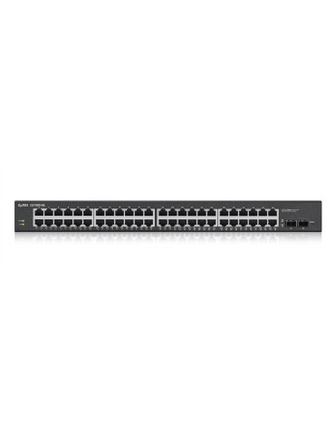 Zyxel GS1900-48-EU0102F verkkokytkin L2 Gigabit Ethernet (10 100 1000) musta