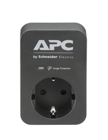 APC PME1WB-GR överspänningsskydd Svart, Grå 1 AC-utgångar 230 V