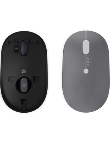 Lenovo Go Multi-Device mouse Office Ambidextrous RF Wireless + Bluetooth Optical 2400 DPI