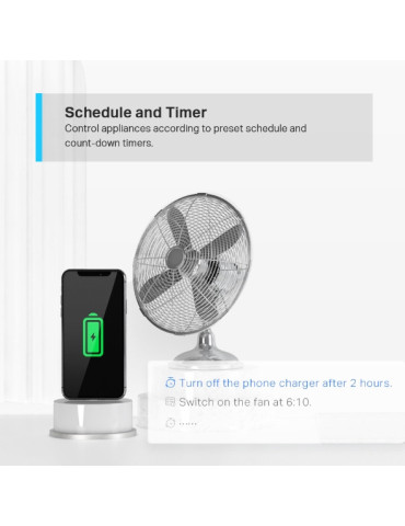 TP-Link Tapo P100 Smarta pluggar 2990 W Hem Vit