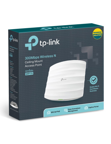 TP-Link Omada EAP115 300 Mbit s White Power over Ethernet (PoE)