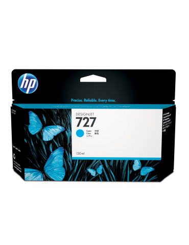 HP 727 130-ml Cyan DesignJet Ink Cartridge