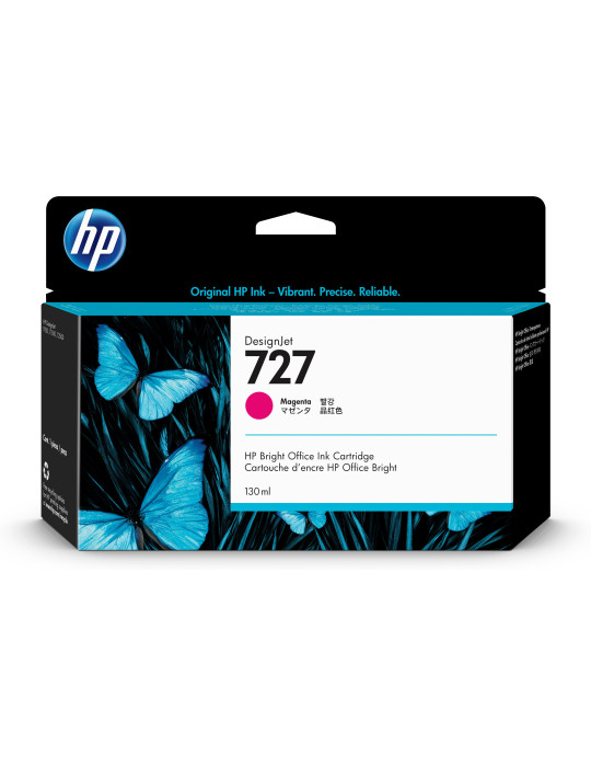 HP 727 130-ml Magenta DesignJet Ink Cartridge