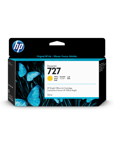 HP 727 130-ml Yellow DesignJet Ink Cartridge