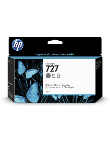 HP 727 130-ml Gray DesignJet Ink Cartridge