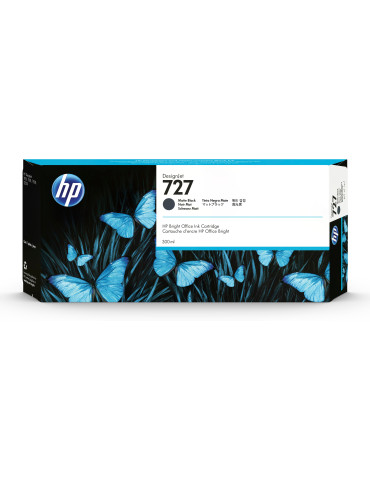 HP 727 300-ml Matte Black DesignJet Ink Cartridge