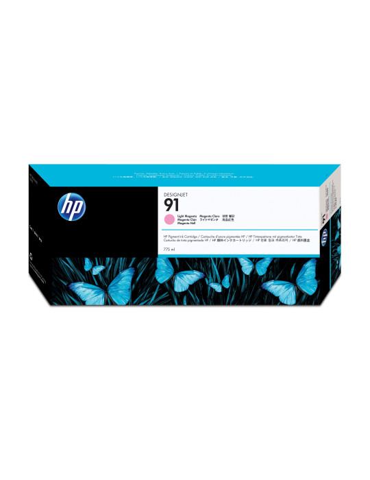 HP 91 vaalea magenta DesignJet -pigmenttimustepatruuna, 775 ml