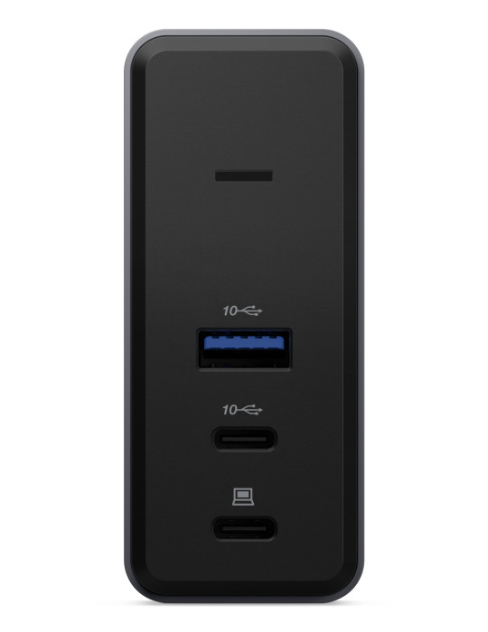 Lenovo X9 Charging GaN Dock Langallinen USB 3.2 Gen 2 (3.1 Gen 2) Type-C Harmaa