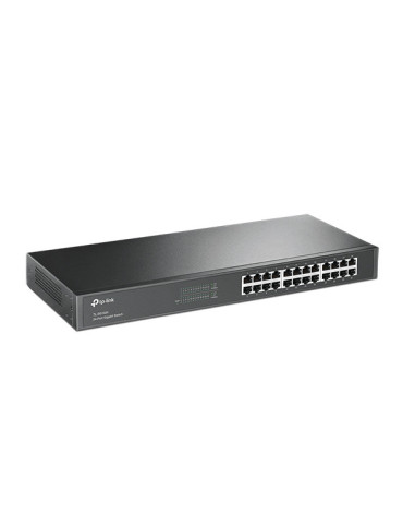 TP-Link TL-SG1024 Unmanaged Gigabit Ethernet (10 100 1000) 1U Black