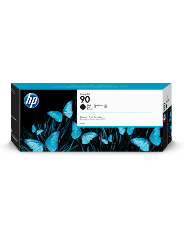 HP 90 775 ml DesignJet-bläckpatron, svart