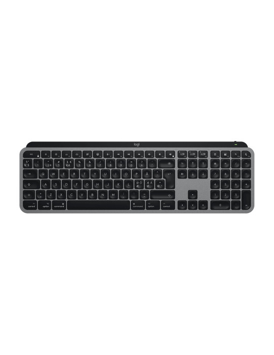 Logitech MX Keys S for Mac keyboard Home Bluetooth Danish, Finnish, Nordic, Swedish Gray