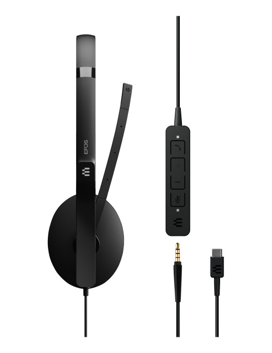 EPOS ADAPT 165 USB-C II Kuulokkeet Langallinen Pääpanta Toimisto puhelukeskus USB Type-C musta