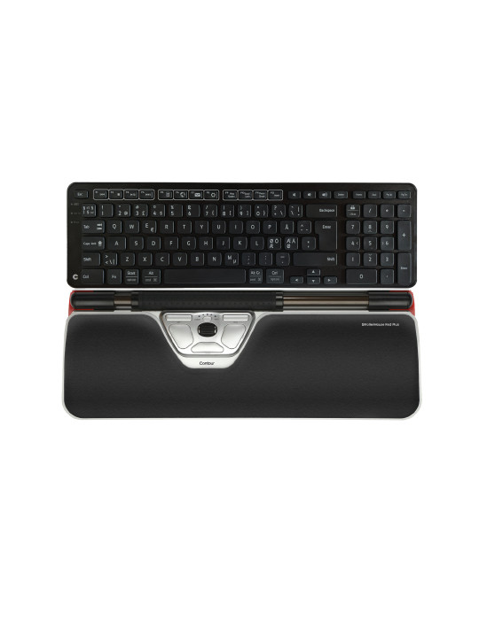 Contour Design RollerMouse Red Plus + Balance keyboard Mouse included Office USB + Bluetooth QWERTY Nordic Black