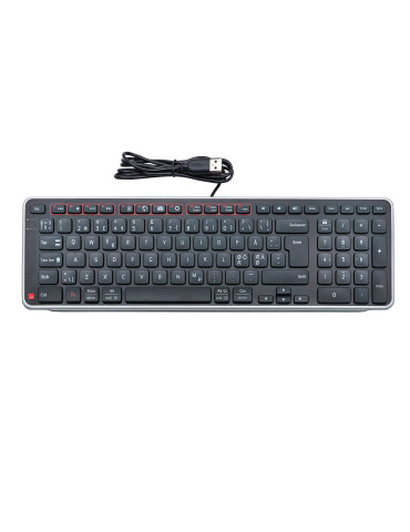 Contour Design Balance keyboard Office USB QWERTY Nordic Black