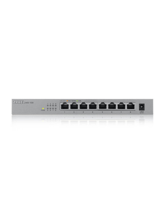 Zyxel MG-108 Unmanaged 2.5G Ethernet (100 1000 2500) Steel