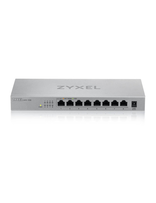 Zyxel MG-108 Unmanaged 2.5G Ethernet (100 1000 2500) Steel