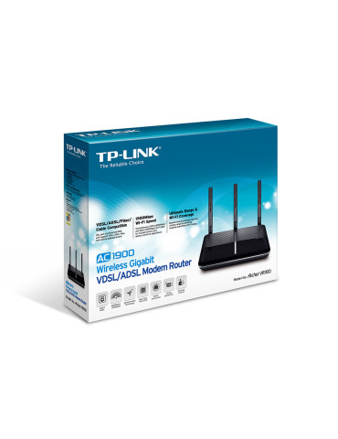 TP-Link Archer VR900 wireless router Gigabit Ethernet Dual-band (2.4 GHz   5 GHz) White