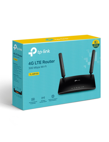 TP-Link TL-MR150 wireless router Fast Ethernet Single-band (2.4 GHz) 4G Black