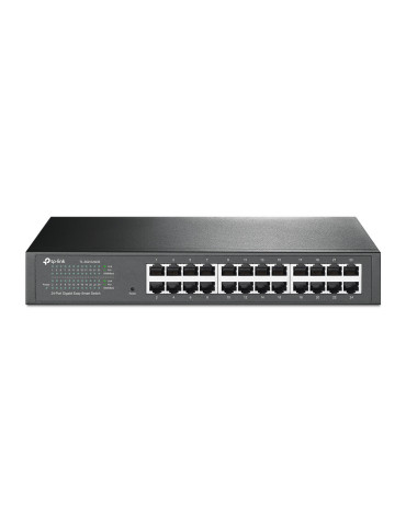 TP-Link TL-SG1024DE Managed L2 Gigabit Ethernet (10 100 1000) 1U Black