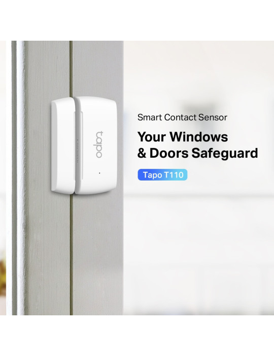 TP-Link Tapo T110 dörr- och fönstersensor Trådlös Dörr fönster Vit