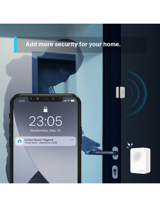 TP-Link Tapo T110 dörr- och fönstersensor Trådlös Dörr fönster Vit