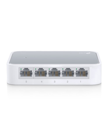 TP-Link TL-SF1005D hanterad Fast Ethernet (10 100) Vit