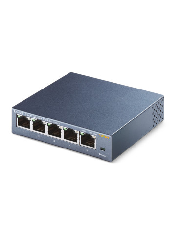 TP-Link TL-SG105 Ohanterad Gigabit Ethernet (10 100 1000) Svart