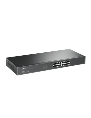 TP-Link TL-SG1016 Hallitsematon Gigabit Ethernet (10 100 1000) 1U musta