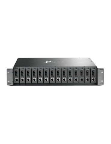 TP-Link TL-MC1400 V3 nätverksutrustningschassin 2U TP-Link TL-MC1400 V3 nätverksutrustningschassin 2U