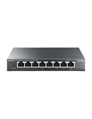 TP-Link TL-RP108GE nätverksswitchar hanterad L2 Gigabit Ethernet (10 100 1000) Strömförsörjning via Ethernet (PoE) stöd Svart TP-Link TL-RP108GE nätverksswitchar hanterad L2 Gigabit Ethernet (10 100 1000) Strömförsörjning via Ethernet (PoE) stöd Svart