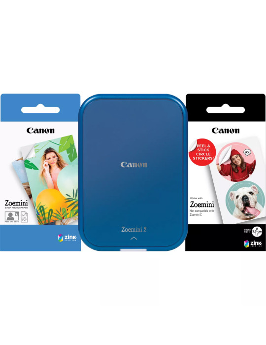 Canon Zoemini 2 fotoskrivare ZINK (inget bläck) 313 x 500 DPI 2" x 3" (5x7.6 cm)