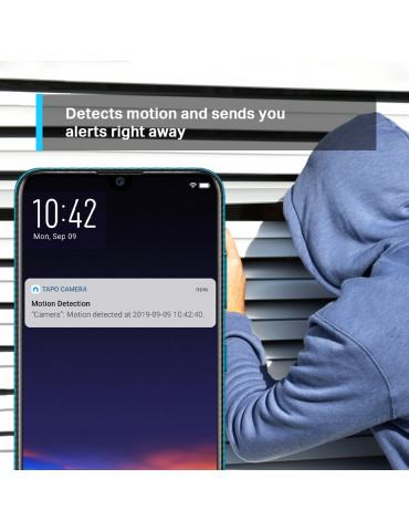 TP-Link Tapo C200 Sfärisk IP-säkerhetskamera inomhus 1920 x 1080 pixlar Tak TP-Link Tapo C200 Sfärisk IP-säkerhetskamera inomhus 1920 x 1080 pixlar Tak