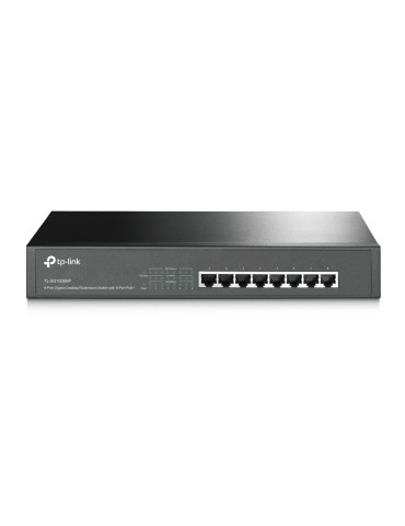 TP-Link TL-SG1008MP Unmanaged Gigabit Ethernet (10 100 1000) Power over Ethernet (PoE) 1U Black