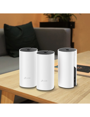 TP-Link Deco M4(3-pack) Dual-band (2.4 GHz   5 GHz) Wi-Fi 5 (802.11ac) White 2 Internal