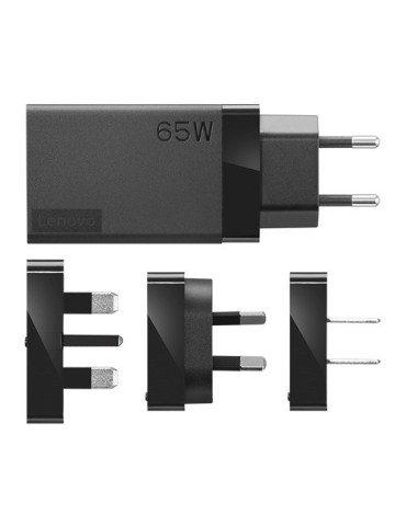 Lenovo 40AW0065WW mobiililaitteen laturi Universaali musta AC Sisätila