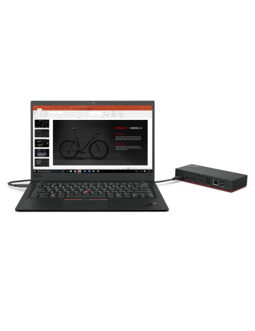 Lenovo ThinkPad Universal USB-C Dock Kabel USB 3.2 Gen 1 (3.1 Gen 1) Type-C Svart