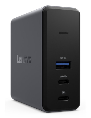 Lenovo X9 Charging GaN Dock Wired USB 3.2 Gen 2 (3.1 Gen 2) Type-C Gray