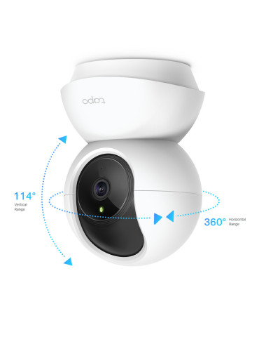 TP-Link Tapo C200 Pallomainen IP-turvakamera Sisätila 1920 x 1080 pikseliä Katto TP-Link Tapo C200 Pallomainen IP-turvakamera Sisätila 1920 x 1080 pikseliä Katto